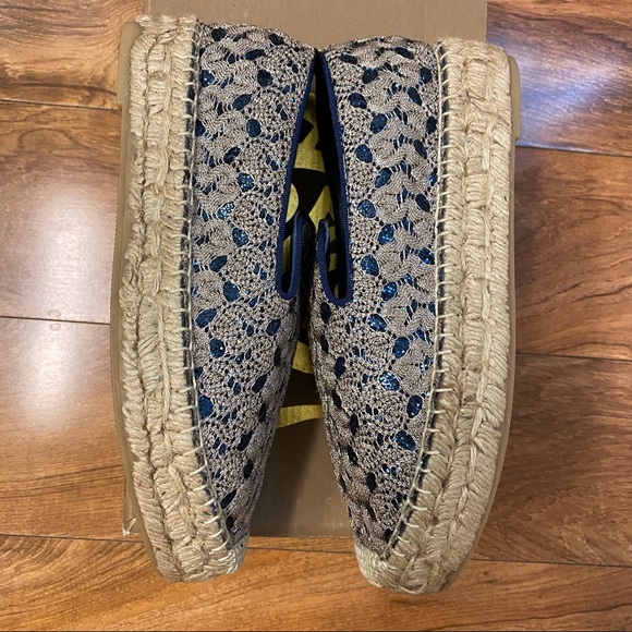 ASH XEM Espadrilles Gold & Blue - Picture 9 of 13
